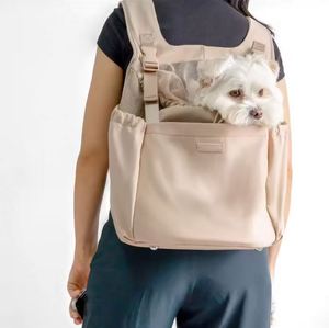Sac à dos de transport pour animaux de compagnie, échantillon gratuit, pour petits chiens, avec design ventilé, sac à main pliable pour chat - Product Image 1