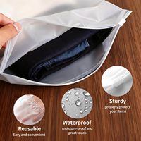 Bolsas de Plástico PE Transparentes Reutilizables con Cierre y Impresión en Huecograbado para Empaque de Ropa
