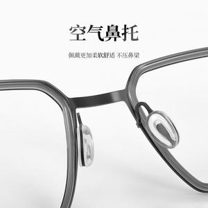 Montures de lunettes rectangulaires pleine monture Linde 2715 pour hommes, légères, en titane pur, pour verres correcteurs, fabriquées à Danyang - Product Image 2