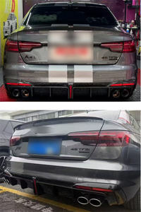 Veidt Apto para <span class=keywords><strong>Audi</strong></span> <span class=keywords><strong>A4</strong></span> S4 20-25, Difusor Trasero, Modelo B9.5 Modificado Cabur con Luces, Difusor Trasero de Cuatro Salidas - Product Image 2