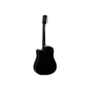 EKO GUITARS-Guitare noire Ranger CW EQ avec table en épicéa, dos et côtés en tilleul, manche en okoumé et touche en roupana sud-américaine - Product Image 2