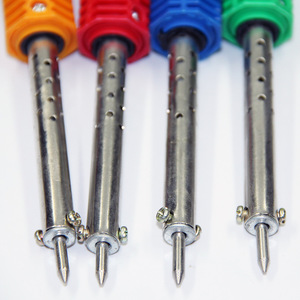 Insert rond insert plat poignée en plastique pointe pointue chauffage externe <span class=keywords><strong>fer</strong></span> à <span class=keywords><strong>souder</strong></span> 30W/40W/60W - Product Image 2
