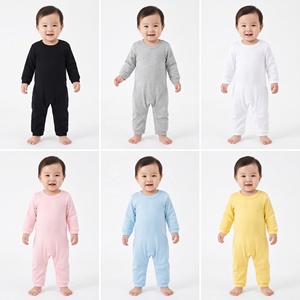 ชุดวันซี่ผ้าฝ้าย100% สำหรับฤดูใบไม้ร่วงและใบไม้ผลิ0-1-2ปีชุดวันซี่สำหรับเด็กใส่คลาน - Product Image 6
