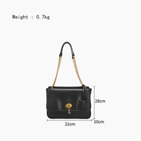 Sac à main personnalisé 2026 avec chaîne de sécurité, sacs à main de haute qualité, sac à bandoulière en cuir PU, sac à bandoulière de luxe pour femmes