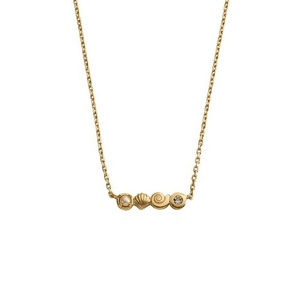 Women's Classic Trendy Sterling Silver Withe Zircon Pearl <strong>Shell</strong> <strong>Nautilus</strong> Pendant Necklace Wedding Party Anniversary - Product Image 1