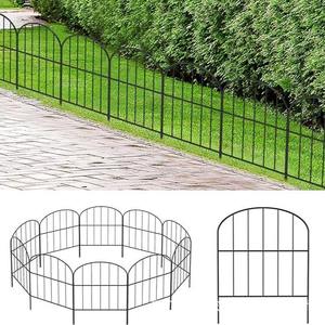 Pagar taman besi tempa Anti karat, gerbang teralis tekanan alam Model 3D pagar taman dekoratif kecil Modern elegan - Product Image 1