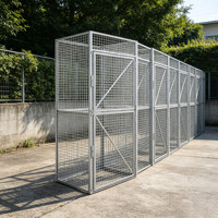 Casier en maille pour salle du personnel, pour le rangement d'objets personnels