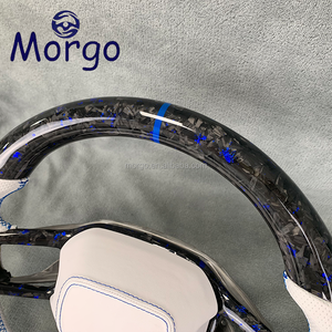 Accesorios Interiores para <span class=keywords><strong>Ford</strong></span>, Volante de Fibra de Carbono Forjado Personalizado para <span class=keywords><strong>Mustang</strong></span> <span class=keywords><strong>GT</strong></span> 350 500 <span class=keywords><strong>Shelby</strong></span> 2024+, Estilo Racing - Product Image 2