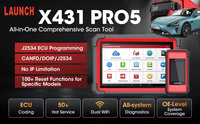 Launch X-431 Pro5 con Smartlink C, Escáner OBD2 Automotriz de Sistema Completo, Herramientas de Diagnóstico y Programación de ECU J2534, con 2 Años de Actualización Gratuita