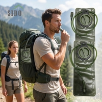Poche à eau tactique imperméable pour la randonnée, résistante à la chaleur, écologique, en TPU de qualité alimentaire, pliable, 2L