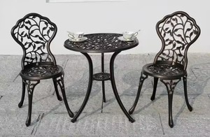 Juego de mesa de café de ratán para jardín, <span class=keywords><strong>muebles</strong></span> de exterior únicos para cafetería - Product Image 5