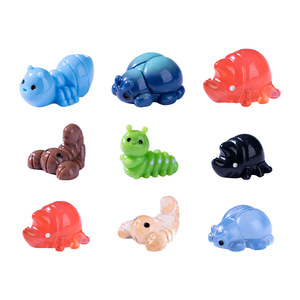 All'ingrosso nuova simulazione bruco insetto piccolo animale microscopico paesaggistica ornamento accessori ornamentale ornamento - Product Image 5