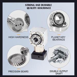 Планетарный редуктор с конической передачей, угловой, 90 градусов, серия AAW-AS, бренд TQG, из нержавеющей стали, высокоточный, заводская поставка - Product Image 5