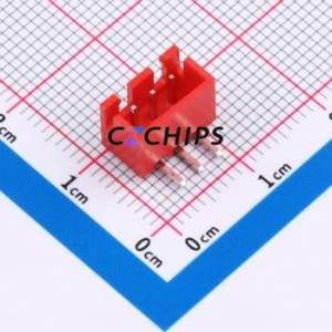 ZX-XH2.54-3PWZ-R Wire-to-Board Pin Header Bent Lead Through Hole,P=2.5mm Connector 1x3P 2.5mm Right Angle Insert XH - Product Image 1