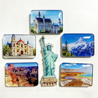 Großhandel Kühlschrankmagnete Anpassbare Größe DIY Geschenk Acryl Weißblech Glas Kühlschrankmagnete für Wohnungseinrichtung und Dekoration