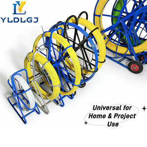 Tige de tirage en <span class=keywords><strong>fibre</strong></span> de verre YILI 11mm*200m, outil de tirage de câbles haute résistance pour la construction de réseaux électriques et la pose de conduites de télécommunications - Product Image 2