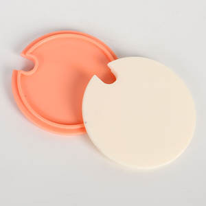 Couvercle de tasse en silicone personnalisé anti-poussière avec paille rabattable, couleur unie, compatible lave-vaisselle, fabriqué à Haining - Product Image 1