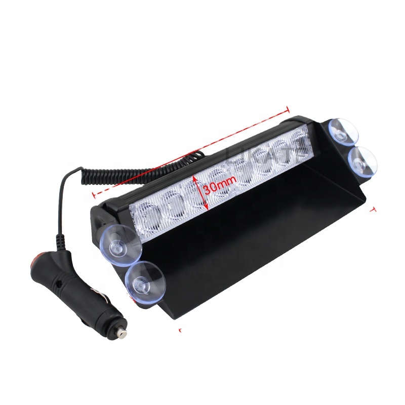 8 Led Automotive Flashing Signal Light 12v/24v Car Signal Strobe Lamp Led Traffic Signal Emergency Warning Flashing