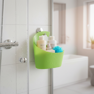 Cesto portaoggetti Spirella 'Sydney Wall basket' in polipropilene verde, 25 x 22,5 x 8,5 cm - Product Image 3