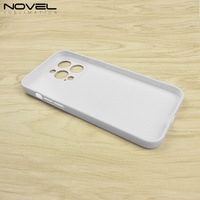 Nouvelle Arrivée Série iPhone Originale Protection Complète de l'Appareil Photo DIY Film Souple TPU 3D Sublimation Antichoc Anti-Salissure Blanc