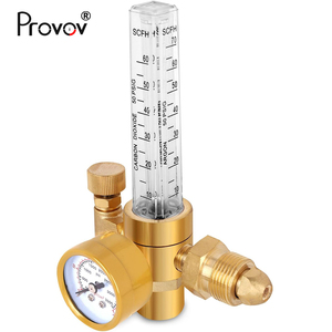 Válvula reductora de cilindro de <span class=keywords><strong>Gas</strong></span> de protección tipo CGA americana al por mayor CGA580 medidor de flujo de latón regulador de presión de argón CO2 para soldadura - Product Image 5