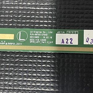 Écran TFT 4K LC430EGQ-SMM3/LC430DGJ-SLA de remplacement compatible avec le panneau LCD <span class=keywords><strong>Samsung</strong></span> 43 pouces modèle 6870S-2704/0743 TV - Product Image 4