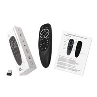 Remote Pintar Nirkabel Mini Kontrol Suara Mouse Udara 2.4GHz G10S dengan Sensor Gyro untuk Android TV Box PC