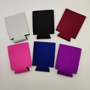 Custom Neoprene Beer Can <b>Coolers</b> Portable Collapsible Drink Sleeves Custom Color Silk Screen Printed Fashion Style Bulk - Product Image 3