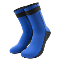 Chaussettes de plongée en néoprène imperméables à manches longues, résistantes au froid, épaisses (3 mm), pour activités de plein air, snorkeling, plage, surf, natation