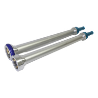 Nozel Jet Air 1.5'' 2.5'' Terlaris, Nozel Selang Pemadam Kebakaran dari Paduan Aluminium dengan Kopling Machino untuk Pemadam Kebakaran