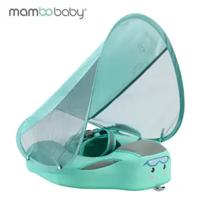 Mambobaby Baby Niet-Opblaasbare Zwemmen Ring Veiliger Baby Borst Float Met Luifel Zomer Outdoor Baby Zwembad Voor Baby