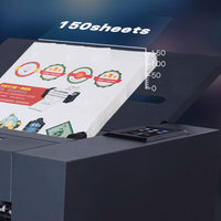 Máquina cortadora de plotter de corte de pegatinas de alimentación automática de doble cabezal Máquina de impresión de etiquetas digitales y troquelado para papel A4