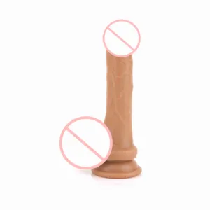 dildo female 10 inches Suppliers-Sexbay 10 inch dildo black brown flesh color penis sex toys for female