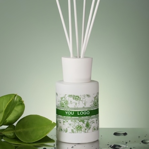 Vidrio al por mayor de lujo para difusor de caña para decoración del hogar botella aroma Perfume ratán hogar ambientador fragancia - Product Image 4