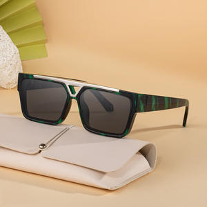 Nouvelles lunettes de soleil polarisées de style européen et américain pour hommes, monture carrée, protection UV400, monture en plastique et métal, verres TAC, type 3 - Product Image 5