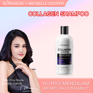 KORMESIC Bpom Certified Wholesale 275g <b>Collagen</b> Shampoo Strenghthens Repair Damaged Glow Anti-Frizz Hair Shampoo <b>Halal</b> Natural - Product Image 2