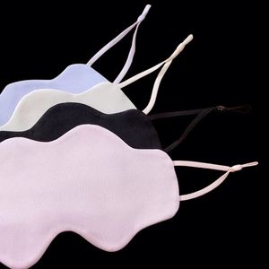 Masque pour les yeux en soie de mûrier 100% de haute qualité, design suspendu en forme de nuage, pour hôtel de luxe - Product Image 2