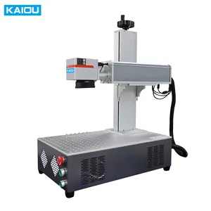 Taşınabilir küçük fiber lazer 20w 30w cnc masaüstü renk metal satış için fiber lazer işaretleme makinesi fiyat