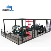 JiaYi Solución Integral para Parques de Juegos Comerciales con Máquinas de Realidad Virtual 9D para Interiores, 100m, Garantía de 1 Año, Capacidad >500kg