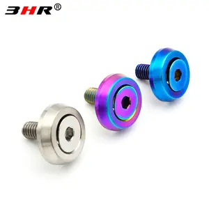 3HR Gr.5 Titanium Alloy Ti-6Al-4V titane vis boulon Automobile Engine Bay Dress Up Kit Rondelles M6