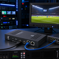 Codificador de Video HDMI 4K 60fps H.265/H.264, Codificador de Transmisión en Vivo Compatible con RTMP/RTSP/HTTP/UDP para Radiodifusión