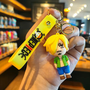 漫画風のかわいいニットワンピース ルフィ ゾロ フィギュアキーホルダー カップル向けビジネスギフト＆旅行記念品 - Product Image 6