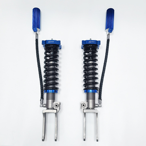 Amortiguador Ajustable de Compresión y Rebote Doble de <span class=keywords><strong>3</strong></span> Pulgadas de Elevación Delantera y Trasera, 2.5 Pulgadas de Diámetro, Azul - Product Image 5