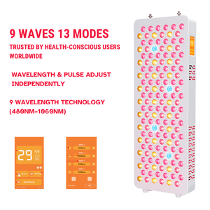 IDEATHERAPY OEM/ODM Pannello per Terapia della Luce a 9 Lunghezze d'Onda 480nm 590nm 630nm 660nm 810nm 850nm 1060nm 350W Terapia a Luce Infrarossa - Product Image 3