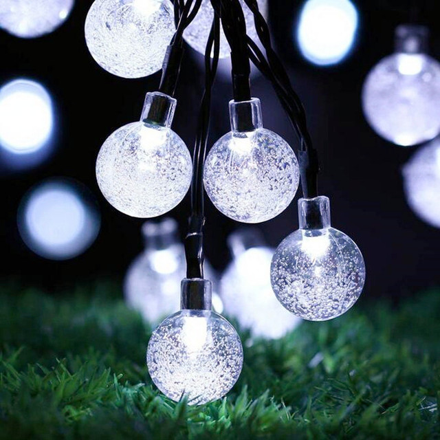 LED String Lights Solar Holiday Lighting for Fairy Christmas Tree Wedding Party Decoration Light