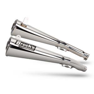 Kit de modification d'échappement de moto, ligne de glissement, tuyau intermédiaire en acier inoxydable, silencieux Brocks pour <span class=keywords><strong>Suzuki</strong></span> Hayabusa GSX1300R GSX-1300R 2008-2018 - Product Image 1