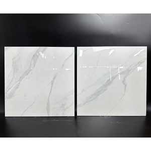 60x60 <strong>600x600</strong> Glossy Carrara White <strong>Porcelain</strong> Piso Porcelanato Marble Floor <strong>Tile</strong> for the Living Room