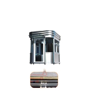 Poste de Garde Mobile en Structure Acier, Cabine de Sécurité à Châssis Léger en Acier, Design Moderne pour Usage de Sécurité - Product Image 1
