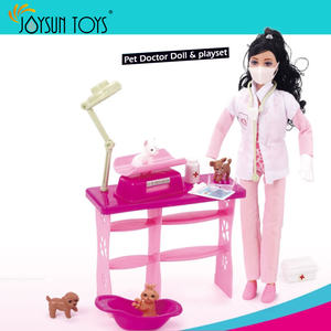 Ensemble de jeu d'infirmière en plastique solide pour filles, ensemble de poupée de bébé à <span class=keywords><strong>corps</strong></span> <span class=keywords><strong>dur</strong></span>, poupée à la mode - Product Image 2