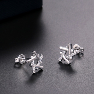 Orecchini a Perno con Linee Geometriche in Pietra per Donne, Gioielli Minimalisti Creativi alla Moda - Product Image 6